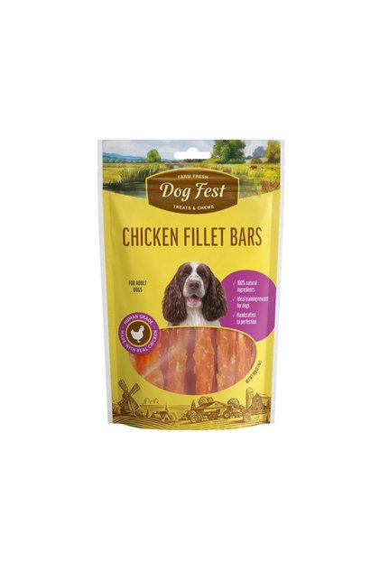 Chicken Fillet Bars For Adult Dogs - 90g
