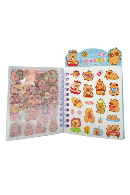 Capybara Kapibara Sticker Not Defteri 2'li