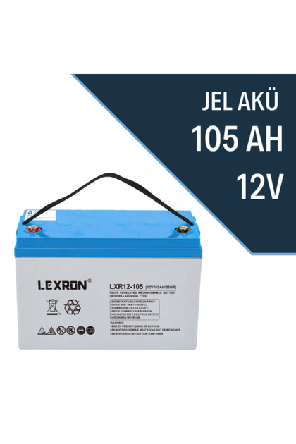 12V 105Ah Jel Akü (Solar Akü)