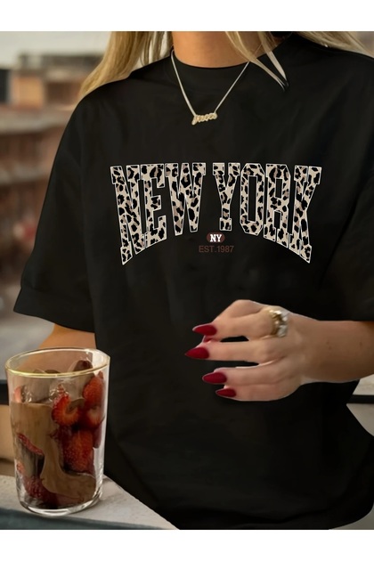 Women's Printed Oversize T-Shirt Vip