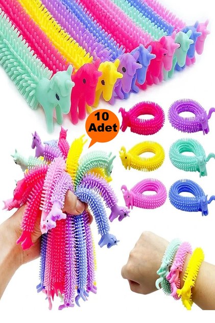 10 Adet Uzayan Sukuşi Oyuncak Tırtıl Unicorn Karne Hediyesi Doğum Günü Hediyesi Havuz Plaj Oyuncağı