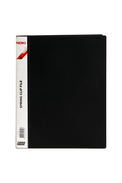 F101-190 PP Yaylı Dosya Yaylı A4 - Siyah