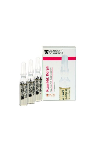 Janssen Couperose Fluid Ampoule Set of 3 - Soothing and Anti-Redness Ampoule