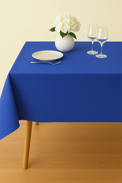 Luna Series Velvet Textured Table Cloth - Parliament