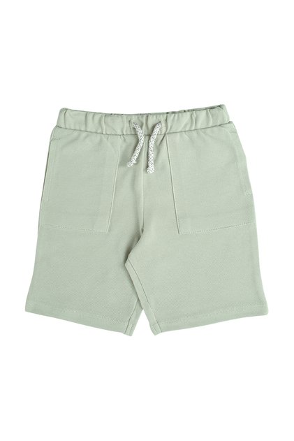100% Cotton Lace up Pocket Baby Knit Shorts / Soft and Comfortable Fabric / with Different Color Options