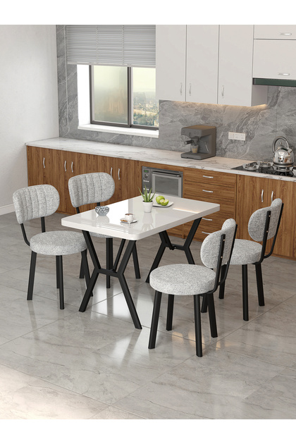 Mygusi Azra 70x110cm Beyaz Mutfak Masası, Mutfak Masası Takımı