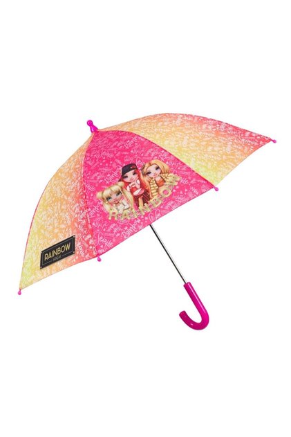Umbrelă roz, Perletti, Rainbow, 76x60 cm, Colecția Rainbow High