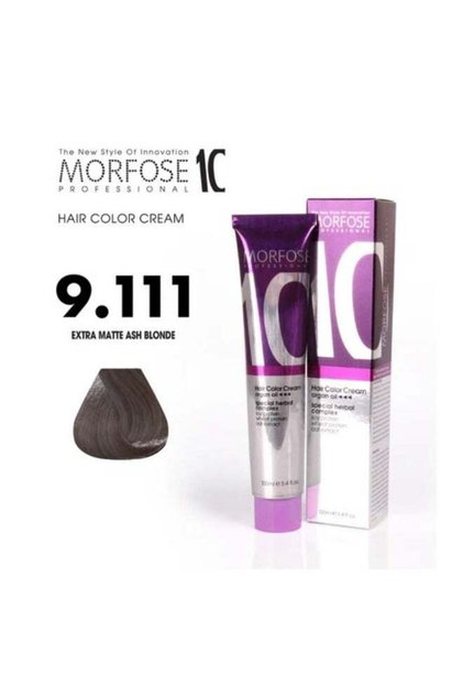 Morfose 10 Extra Matt Very Light Ash Blonde 9.111 with Argan Oil 100ml