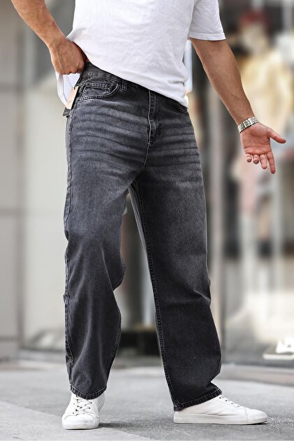 Madmext Füme Erkek Yıkamalı Baggy Jean 7216 - Fiyatı, Yorumları