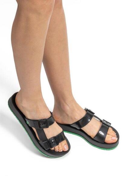 Flash slide Black Women's Slippers BB0230
