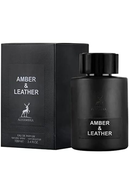 عطر أمبر آند ليذر أو دي بارفان من الهامبرا 100 مل