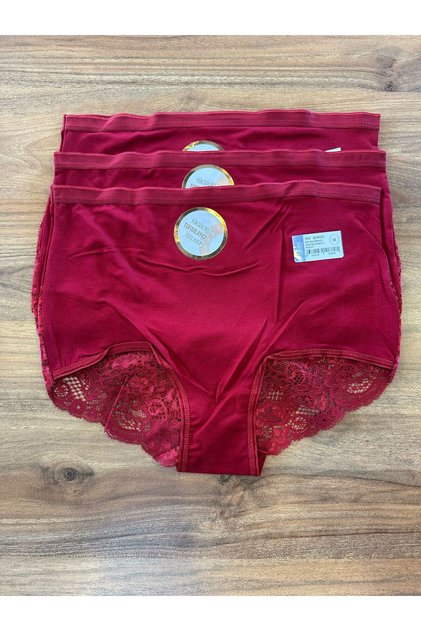 Chiloți de susținere cu talie înaltă, cu model personalizat, respirabil, pachet de 3