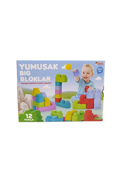 toysclub DEDE 04005 YUMUŞAK SOFT BIG BLOKLAR 12 PARÇA - Fiyatı