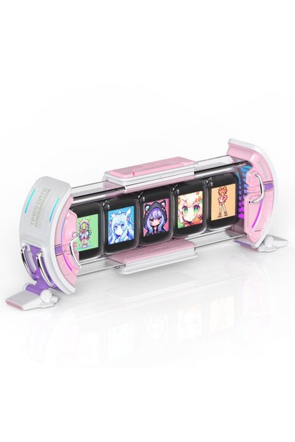 Times Gate Pixel Art Informative Display (Pink)