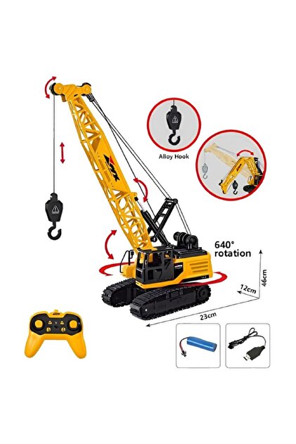 toysclub PASİFİK Z6830A ŞARJLI UZAKTAN KUMANDALI VİNÇ - Fiyatı