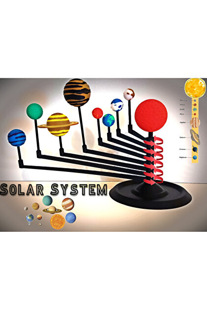 Gezegenler Eğitici Oyuncak Güneş Sistemi Solar Sistem Çocuk Gelişimi Eğitici Oyun Eğitici Masa Üstü Obje