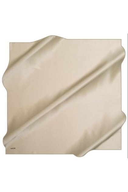 Solid Color Stonewashed Silk Crepe Satin Scarf 7747758 -355
