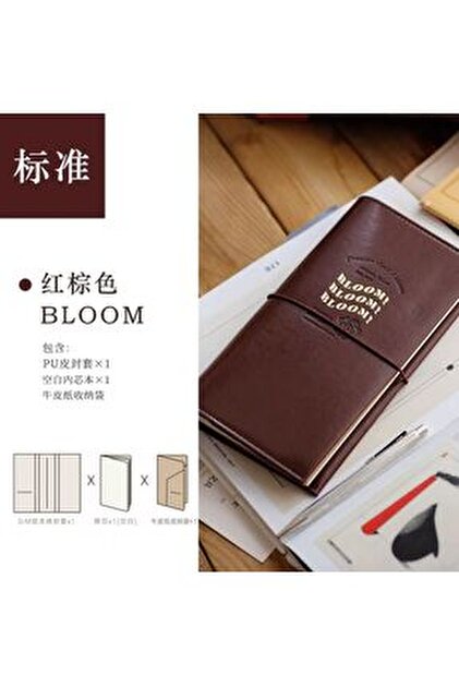 The Tea House シルエットノートカード BENSTORE 1 adet TN pasaport boy travelers notebook sim siyah