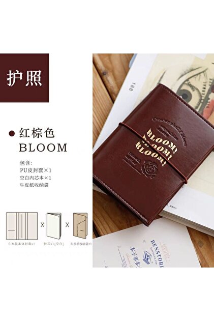 BENSTORE 1 adet TN pasaport boy travelers notebook sim siyah
