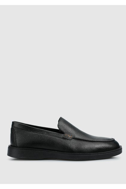 Black Leather Men's Shoes
