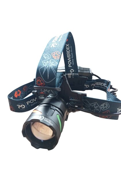 powerdex Pd-1372 Şarjl Edilebilir Pilli 25w Zoomlu Kafa Lambası