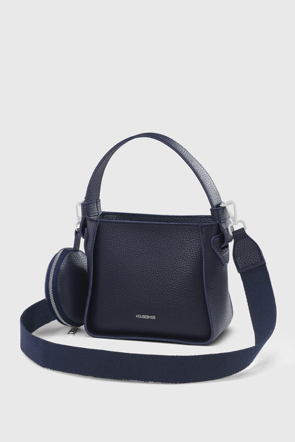 Navy Blue Wallet Accessory High Quality Versatile Shoulder Strap Tote Bag