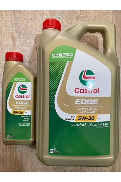 Castrol Edge 5w-30 Ll Tam Sentetik Motor Yağı ( 5l 1l ) 6l