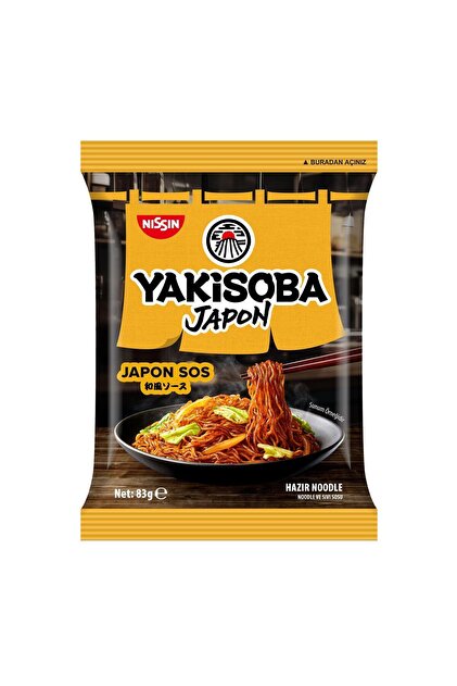 Nissin Noodles NİSSİN YAKİSOBA NOODLE JAPON SOS 83G *20 ADET 1660