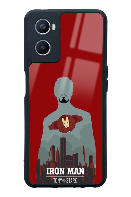 Oppo A96 Tony Stark Design Glossy Phone Case