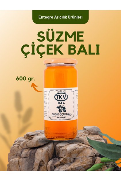 Süzme Çiçek Balı (600gr)
