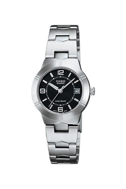 Women Wrist Watch with Dial Black Cord Metallic Color 24 Months Guarantee