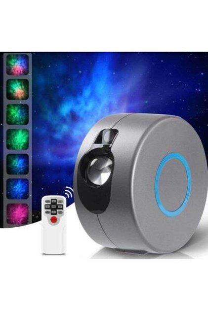 ضوء ليلي LED مع جهاز تحكم عن بعد متعدد الألوان