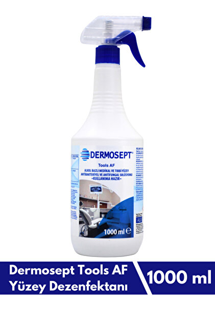Tools Af Alkol Bazlı Medikal ve Tıbbi Yüzey Antibakteriyel Antifungal Solüsyonu 1000 ml