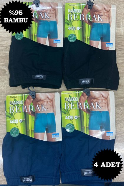 Men's Bamboo Boxers 4 Pieces