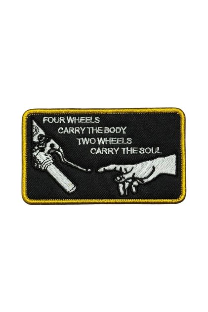 Motosiklet Tutkusu Morel Nakış Peç Patch 10 X 6 Cm