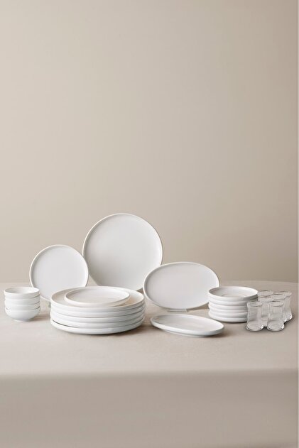 Karaca Forever Bone Cordelia 26 Pieces Breakfast Set for People