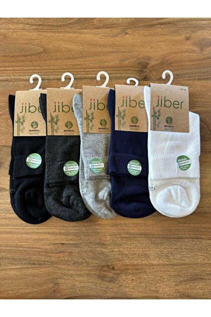 Half Conch Bamboo Breathable Fabric Comfort Seamless Men's Socks 6 Pack