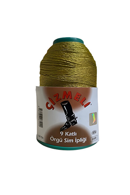 EleganTShoP Çizmeli 9 Katlı Örgü Sim İpliği 50 gr - Fiyatı, Yorumları