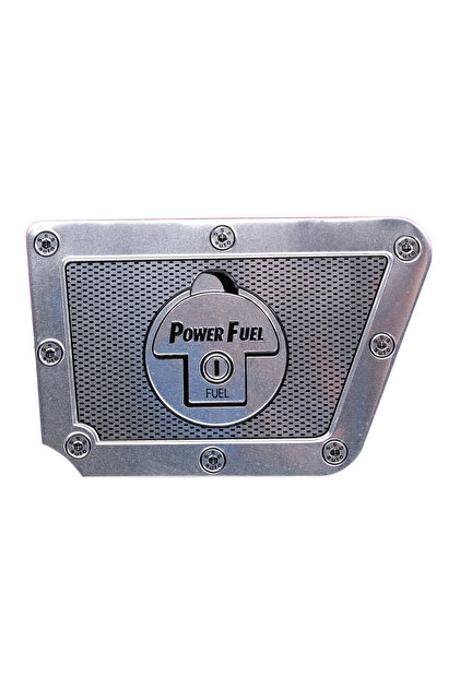 Krom Depo Kapağı Kaplam 175x112x135 Mm Power Fuel Fiat Tipo Ile Uyumlu
