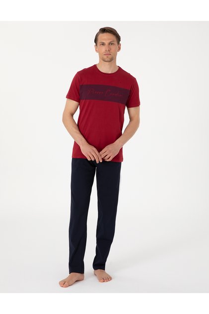 Claret Red Short Sleeve Pajama Set 50314414-900