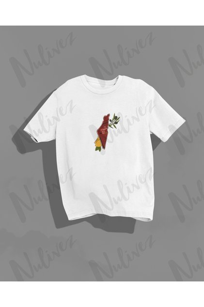 Palestine Design Printed High Quality Compact Unisex Oversize T-Shirt