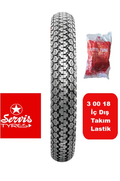 3 00-18 İç Dış Takım Lastik ( CG Uyumlu )