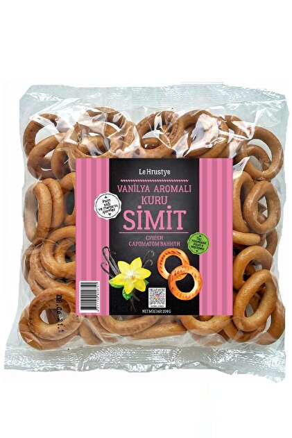 LE HRUSTYE VANİLYA AROMALI KURU SİMİT 200G