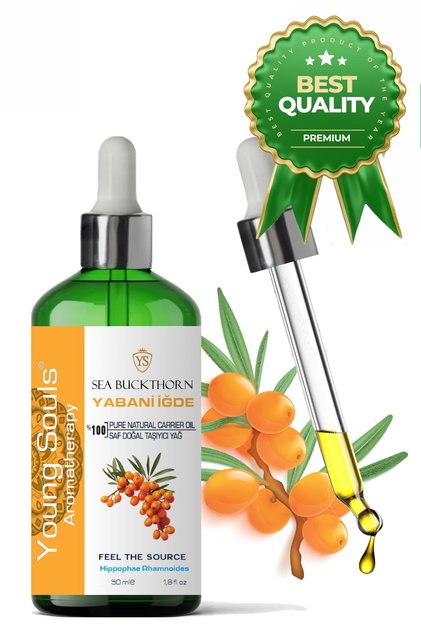 Sea Buckthorn Carrier Oil Yabani Yalancı Iğde Taşıyıcı Yağ 50 ml