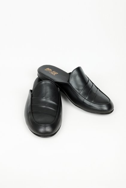 Black Men's Home Guest Dowry and Groom Slippers
