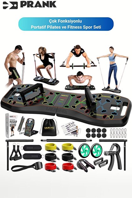 PRANK Çok Fonksiyonlu Evde Fitness - Pilates Seti / 22 Parça Push