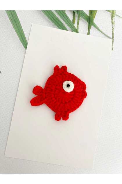Trend Model Red Fish Baby Buckle Handmade Clip Hairless Baby Buckle Handmade Baby Gift