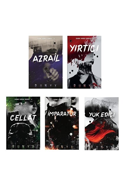 Martı Yayınları Runyx Dark Verse Serisi 5 Kitap (Azrail + Yırtıcı