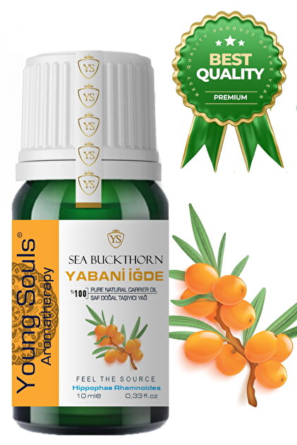 YOUNG SOULS Aromatherapy Sea Buckthorn Carrier Oil Yabani Yalancı