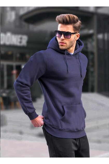 Navy Blue Men's Sweatshirt 5339